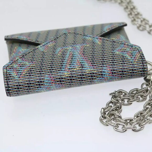 LOUIS VUITTON Monogram LV Pop Kirigami Necklace Blue N60278 LV Auth ac2845 - Picture 6 of 16